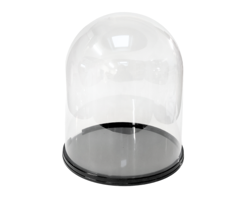 Dome large D200xH230mm black WITHOUT CARDBOARD