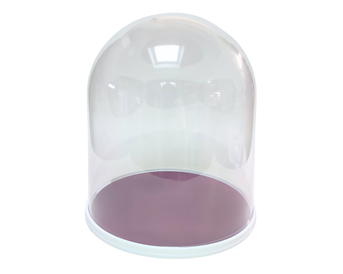 Dome large D200xH230mm white djerba purple