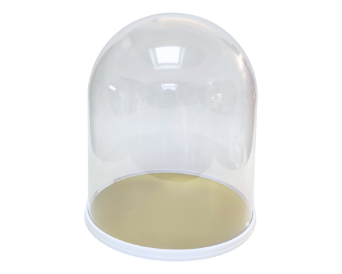 Dome large D200xH230mm white almond