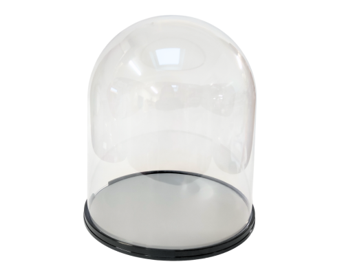 Dome large D200xH230mm black monaco silver